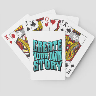 Creëer Je Eigen Verhaal - Zwarte Omlijning Pokerkaarten
