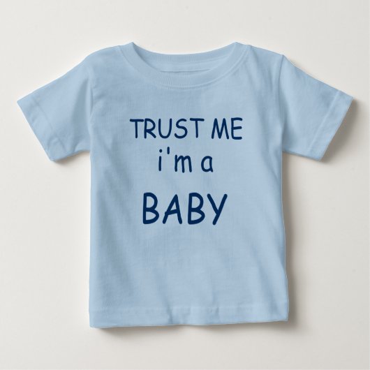 Creëer je eigen "Vertrouw me dat ik een...."  Baby (Voorkant)