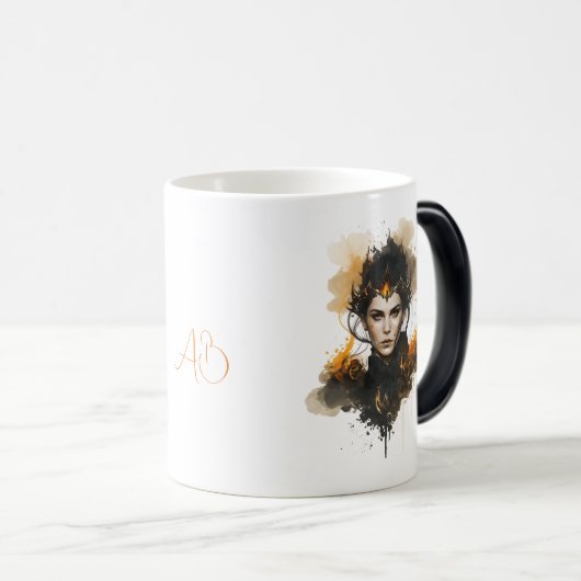 Creëer Je eigen vuurheks Magische Mok (Voorkant rechts)