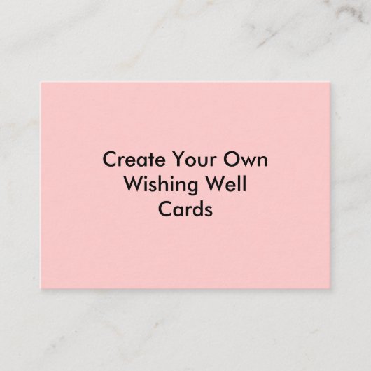 Creëer je eigen wensen goed Kaarten roze (Voorkant)