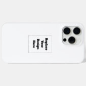Creëer je eigen wit Case-Mate iPhone case (Achterkant (horizontaal))