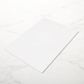 Creëer je eigen witte personaliseerbaar folie uitnodiging (Gedraaid)