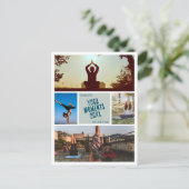 Creëer je eigen yoga foto Briefkaart (Staand voorkant)