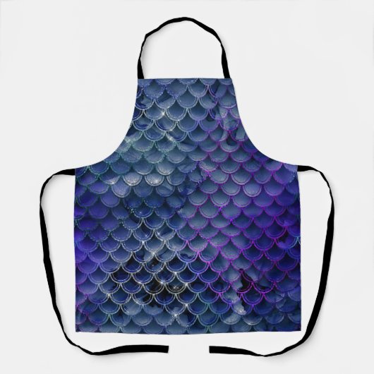 Creëer Je eigen zeemeermin Glitter Mam Vriendin Schort (Voorkant)