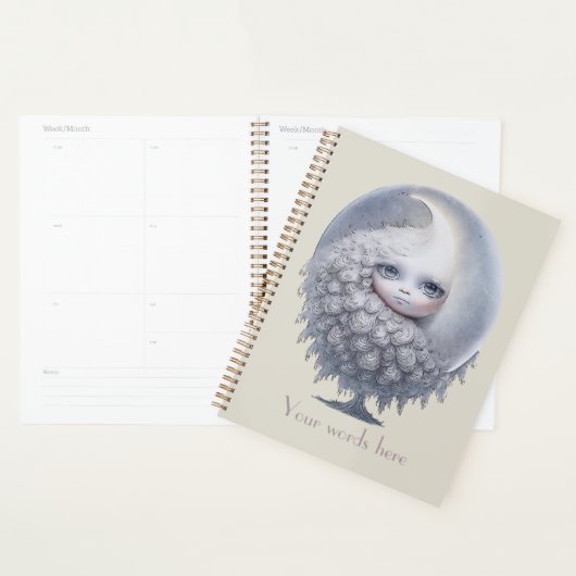 Creëer Je eigen zoete maanboom Planner (Display)