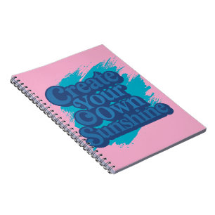 Creëer Je Eigen Zonneschijn Retro faboolous Notitieboek