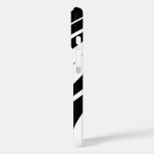 Creëer je eigen zwart-wit chic Case-Mate iPhone case (Achterkant / Links)