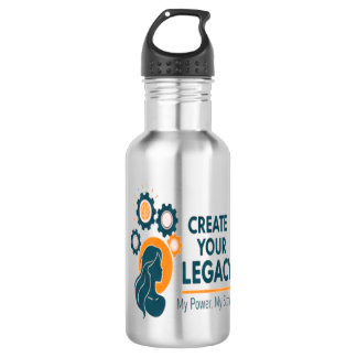 Creëer je nalatenschap waterfles