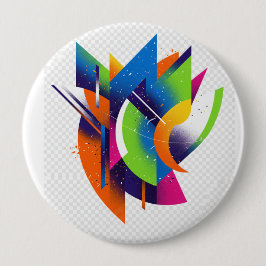creëer je toekomst positieve mentaliteit ronde button 4,0 cm
