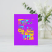 Creëer je VS hopen dat we sterker met elkaar samen Briefkaart (Staand voorkant)