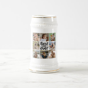 Creëer Jouw eigen 8 Foto Collage Beste vader ooit Bierpul