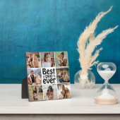 Creëer Jouw eigen 8 Foto Collage Beste vader ooit Fotoplaat (Insitu)