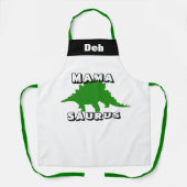 Creëer Jouw eigen Dinosaur Mama Saurus mama Schort (Voorkant)