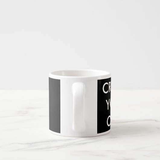 Creëer Jouw eigen  Espresso Cup Espresso Kop (Achterkant)