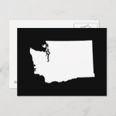 Creëer Jouw eigen Washington Moving Announement Briefkaart (Voorkant / Achterkant)