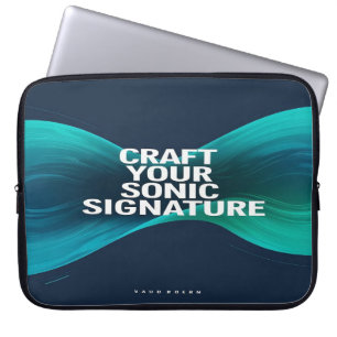 Creëer Jouw Geluids Signatuur optie 3 Laptop Sleeve