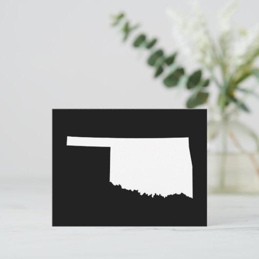 Creëer Jouw Own Oklahoma Moving Announge Briefkaart (Staand voorkant)