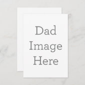 8,9 x 12,7 cm Enkele bedankkaart (Voorkant / Achterkant)