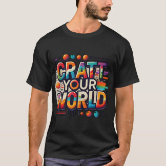 Creëer jouw wereld t-shirt