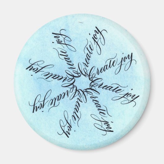 Creëer Joy Magnet Magneet (Voorkant)