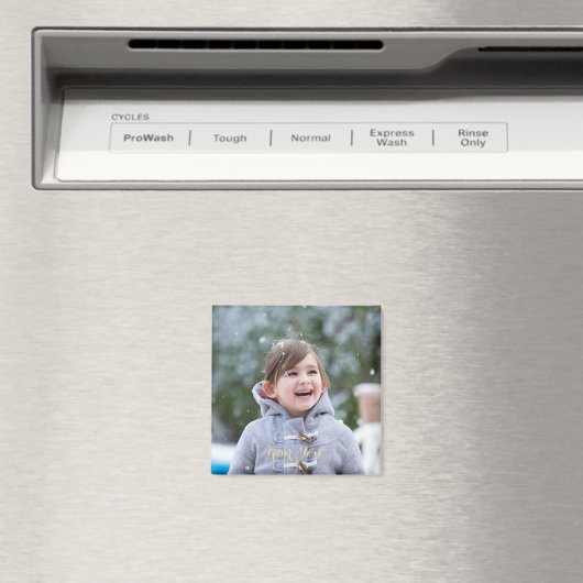 Creëer Make Custom Square Photo Fridge Dishwasmach Magneet (Insitu (Vaatwasser))