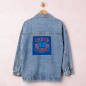"Creëer met een doel" Doelgerichte Threads Denim Jacket (Hangar)