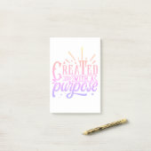 Creëer met een doel post-it® notes (Op bureau)