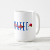 Creëer om te aanbidden koffiemok (Voorkant rechts)