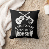 Creëer op Worship Christelijk Guitar Player Kussen (Deken)