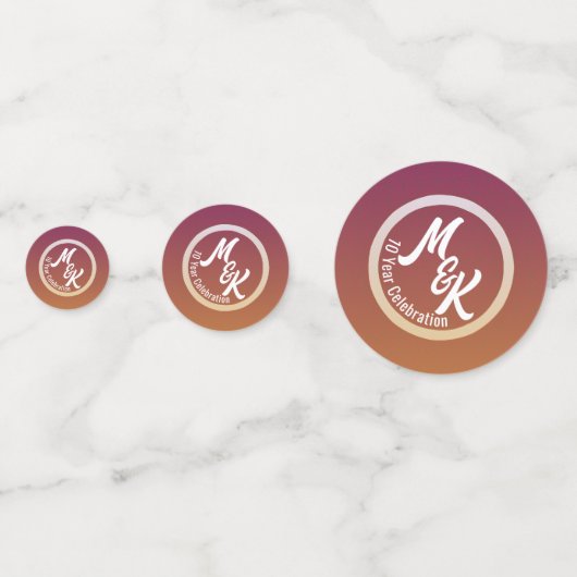 Creëer personalised celebration confetti (Voorkanten)