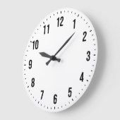 Creëer personaliseer ontwerp uw eigen aangepaste v grote klok (Hoek)