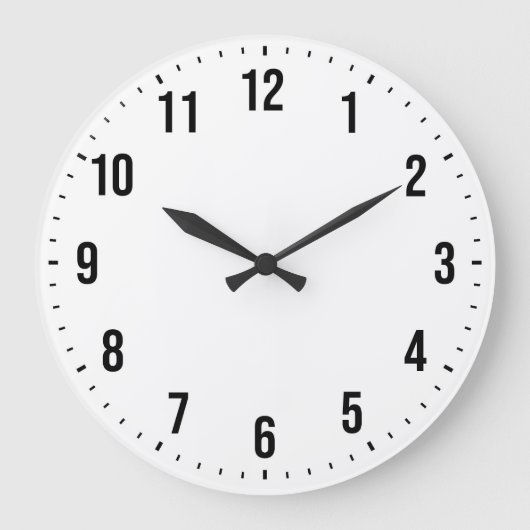 Creëer personaliseer ontwerp uw eigen aangepaste v grote klok (Voorkant)