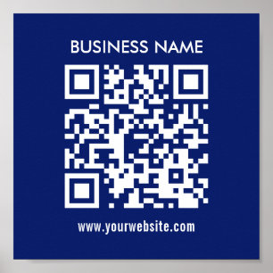 Creëer QR-code direct   Modern eenvoudig ontwerp Poster