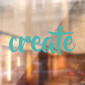 "Creëer" Raamfolie Raamsticker