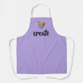 Creëer Rainbow Heart Schort (Voorkant)