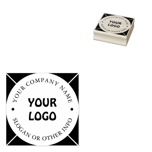 Creëer ronde stempel voor uw bedrijf (Gestempeld)