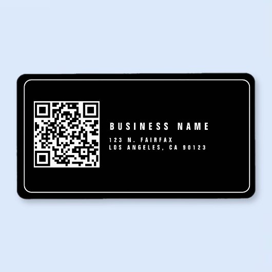 Creëer Scannable QR Code | Modern retouradres Etiket