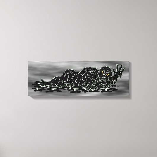 Creëer Slime Hulk Weird Horror Art Canvas Afdruk (Voorkant)