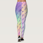 "Creëer" Snijgradiënt pasta Leggings (Achterkant)