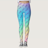 "Creëer" Snijgradiënt pasta Leggings (Voorkant)