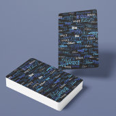 Creëer speelkaarten spel met je eigen naam erop