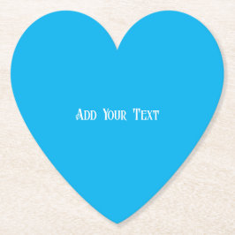 Creëer Stijlvolle Professionele Custom Wensen Hart Kartonnen Onderzetters