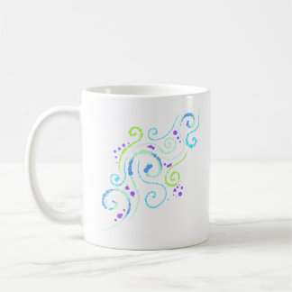 Creëer! Swirly Design Vrouwen Koffiemok