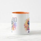 Creëer Talking Chatbot Memes Cartoon Sjablonen Mok (Midden)