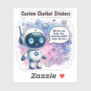 Creëer Talking Chatbot Memes Cartoon Sjablonen Sticker