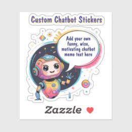 Creëer Talking Chatbot Memes Cartoon Sjablonen Sticker