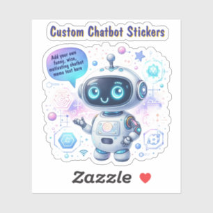Creëer Talking Chatbot Memes Cartoon Sjablonen Sticker