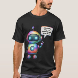Creëer Talking Chatbot Memes Cartoon Sjablonen T-shirt
