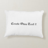 Creëer Tekst Bruiloften Cadeaus & Gunsten Passen g Accent Kussen (Achterkant)