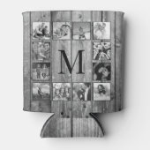 Creëer Uw aangepaste fotocollage Rustic Farmhouse Blikjeskoeler (Voorkant)